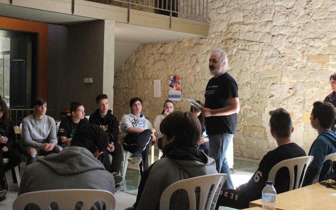 26/04/2019 L’Institut Guinovarda de Piera visiten Pedrolo