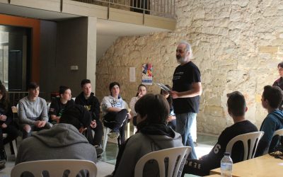 26/04/2019 L’Institut Guinovarda de Piera visiten Pedrolo