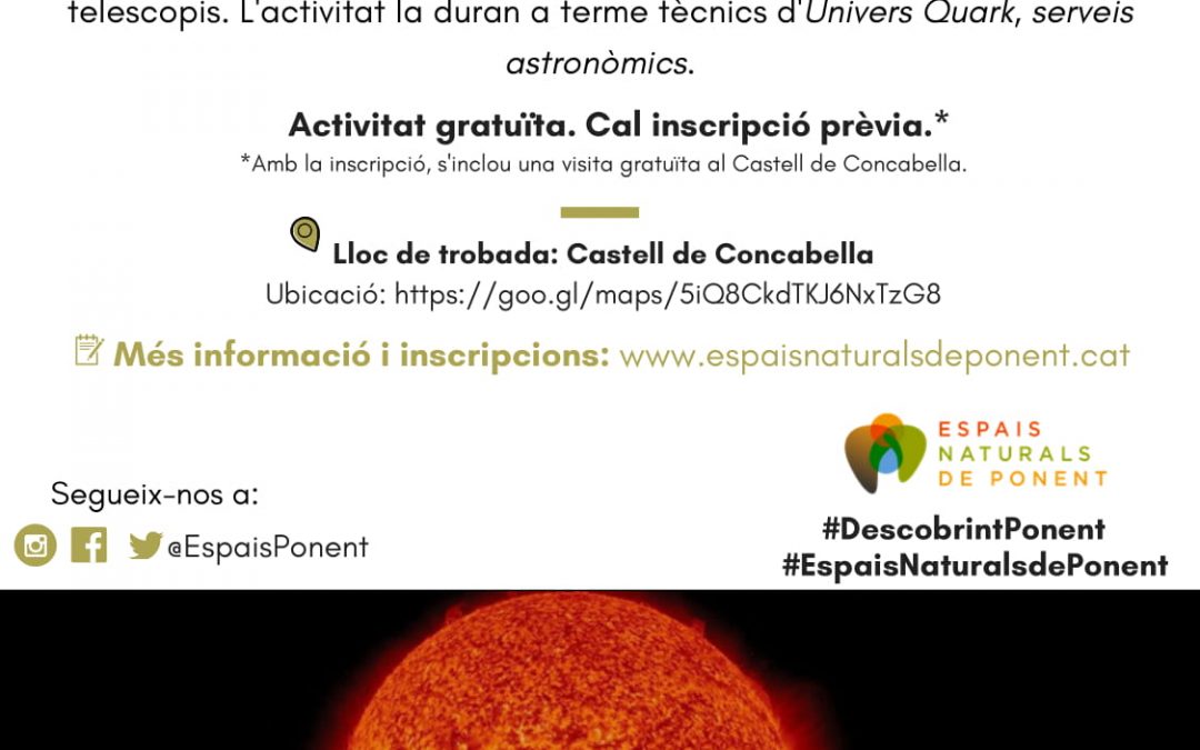 30/06/2019 Observació del cel diürn a Plans de Sió
