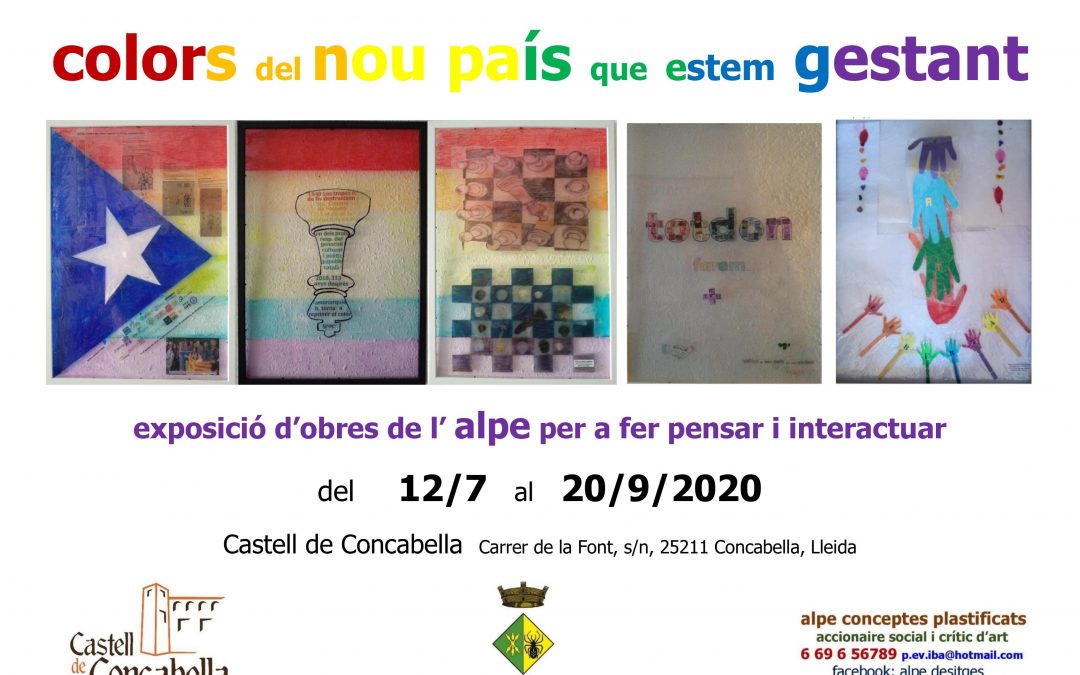 12/07/2020 Exposició ‘Colors del nou país que estem gestant’