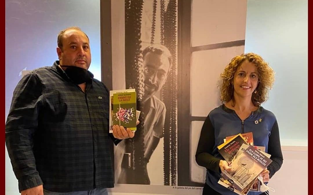 9/11/2020 L’Espai Pedrolo rep els llibres guanyadors del 7Lletres