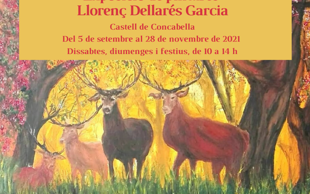 31-08-2021 Exposició de pintures de Llorenç Dellarés Garcia