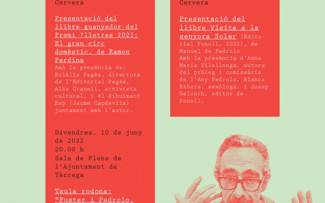 9/6/2022 Activitats literàries amb motiu del premi 7lletres