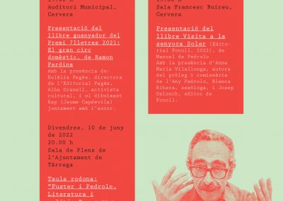 9/6/2022 Activitats literàries amb motiu del premi 7lletres
