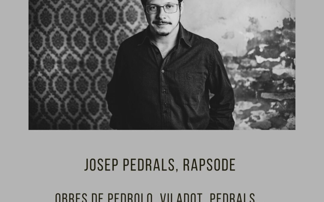 25/4/2026 Recital poètic de Josep Pedrals